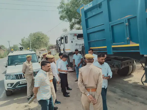रायबरेली-उन्नाव-फतेहपुर बॉर्डर पर अवैध खनन के खिलाफ बड़ी कार्रवाई
