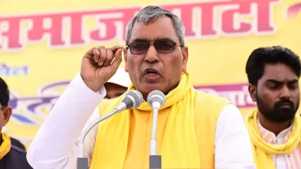 ओम प्रकाश राजभर का अखिलेश यादव पर हमला, बोले - आसमान में भैंस उड़ा रहे