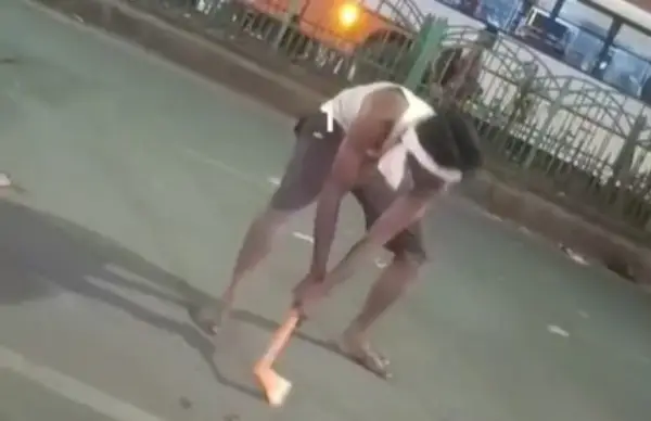 चारबाग में कुल्हाड़ी लेकर युवक का घंटों आतंक, सड़क पर मारपीट के बाद पुलिस ने लिया हिरासत में