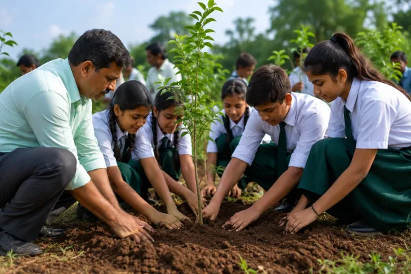 43 लाख पौधों के साथ शिक्षा विभाग बना सबसे बड़ा सहभागी, यूपी के 35 करोड़ पौधरोपण महाअभियान में विश्वविद्यालय रहे सबसे आगे