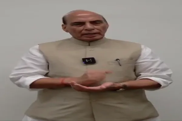 वंदे मातरम पर कांग्रेस के रुख को राजनाथ सिंह ने बताया असंवैधानिक और निंदनीय