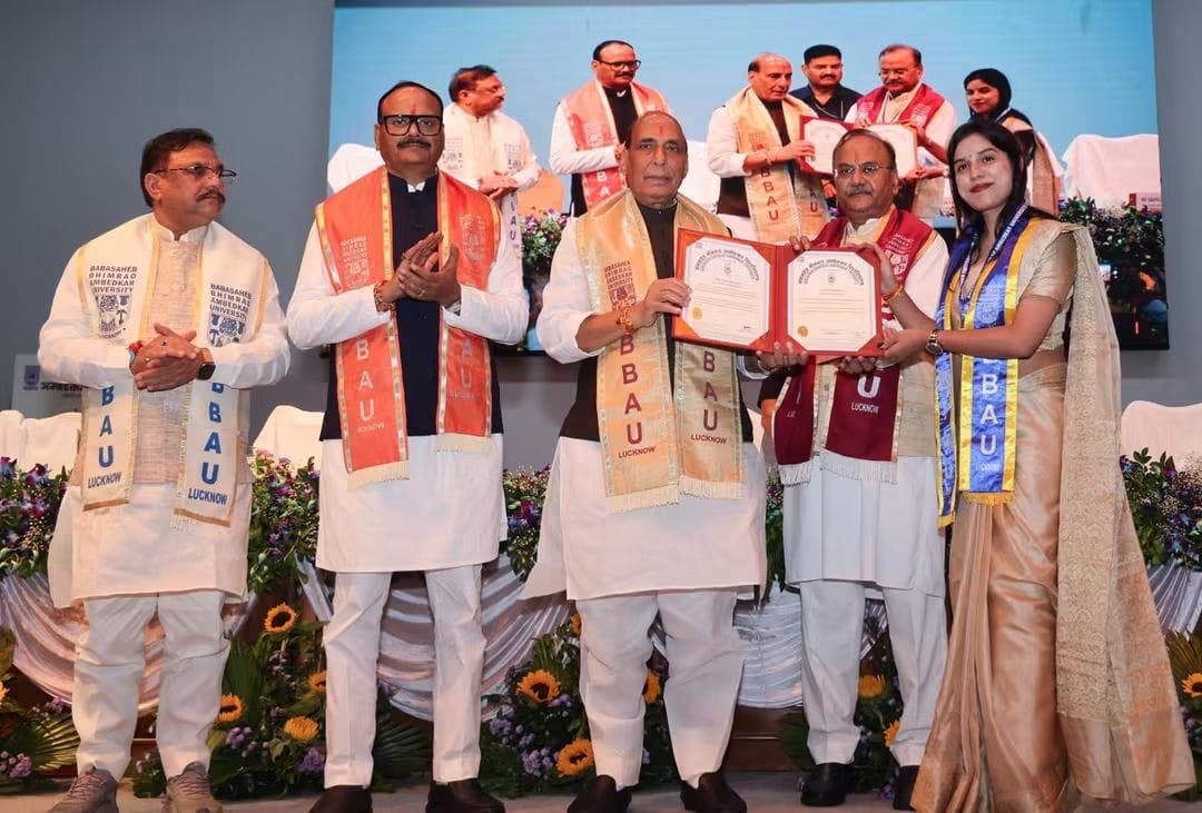 डिग्री अंत नहीं, नई जिम्मेदारियों की शुरुआत है : राजनाथ
