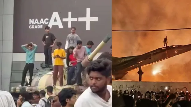 LPU में रातभर क्यों हुआ हंगामा? मिग-23 और टैंक पर चढ़े छात्र, हाईवे भी जाम