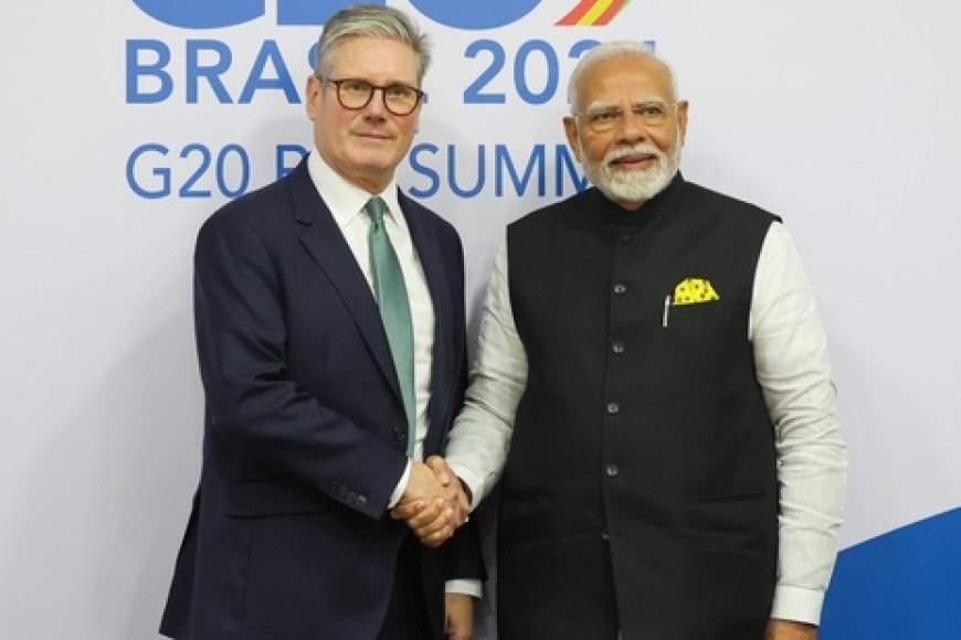 भारत-यूके फ्री ट्रेड समझौता संपन्न, पीएम मोदी ने बताया ‘ऐतिहासिक साझेदारी’