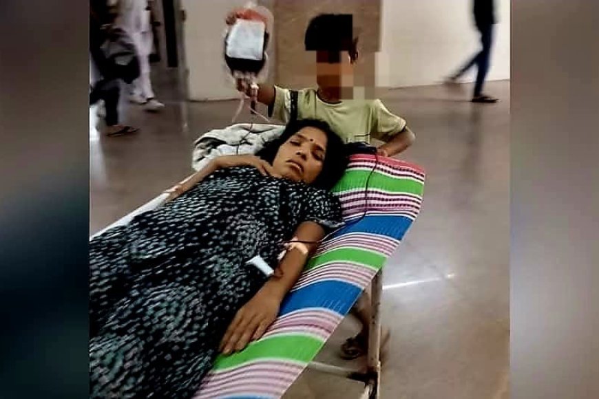 मां के खून की बोतल टांगे चलता रहा मासूम, अखिलेश यादव ने ब्रजेश पाठक को सुना डाला