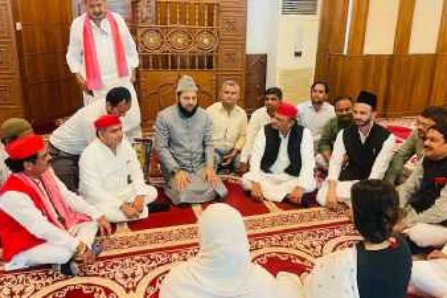 अखिलेश यादव की मस्जिद बैठक पर साधु-संतों का फूटा गुस्सा