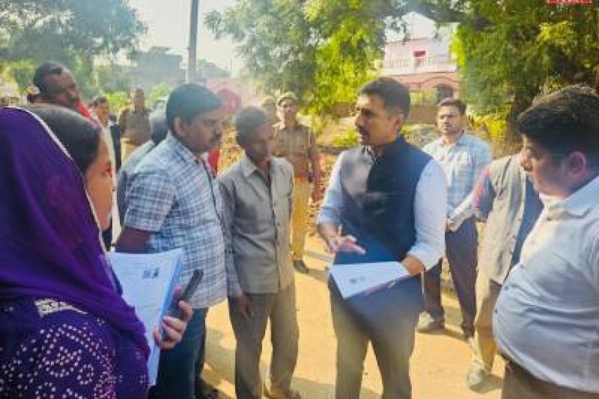 लखनऊ डीएम विशाख ने दिखाई सख्ती, बीकेटी-सरोजनीनगर-मोहनलालगंज में किया औचक निरीक्षण