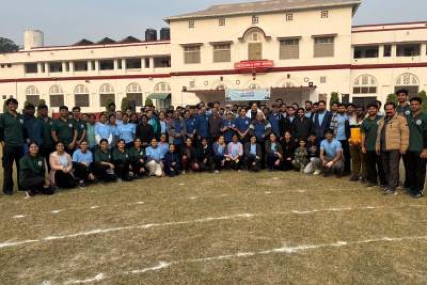 KGMU में 104वें वार्षिक खेल महोत्सव DRONA के तहत मैराथन हुई आयोजित